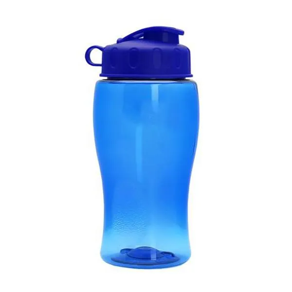 18 Oz. Transparent Bottle - Flip Lid (Q313722)