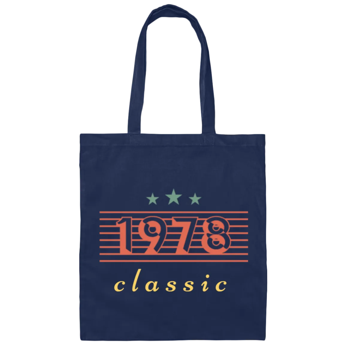 1978 Birthday Gift, Retro 1978, Love Classic Gift, 1978 Lover Gift Canvas Tote Bag