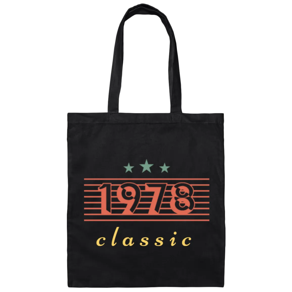 1978 Birthday Gift, Retro 1978, Love Classic Gift, 1978 Lover Gift Canvas Tote Bag