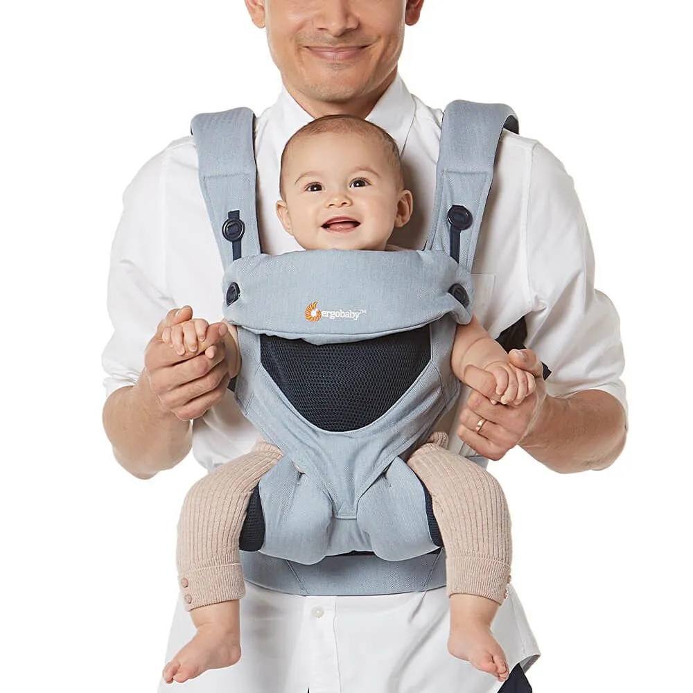 360 MESH BABY CARRIER - CHAMBRAY