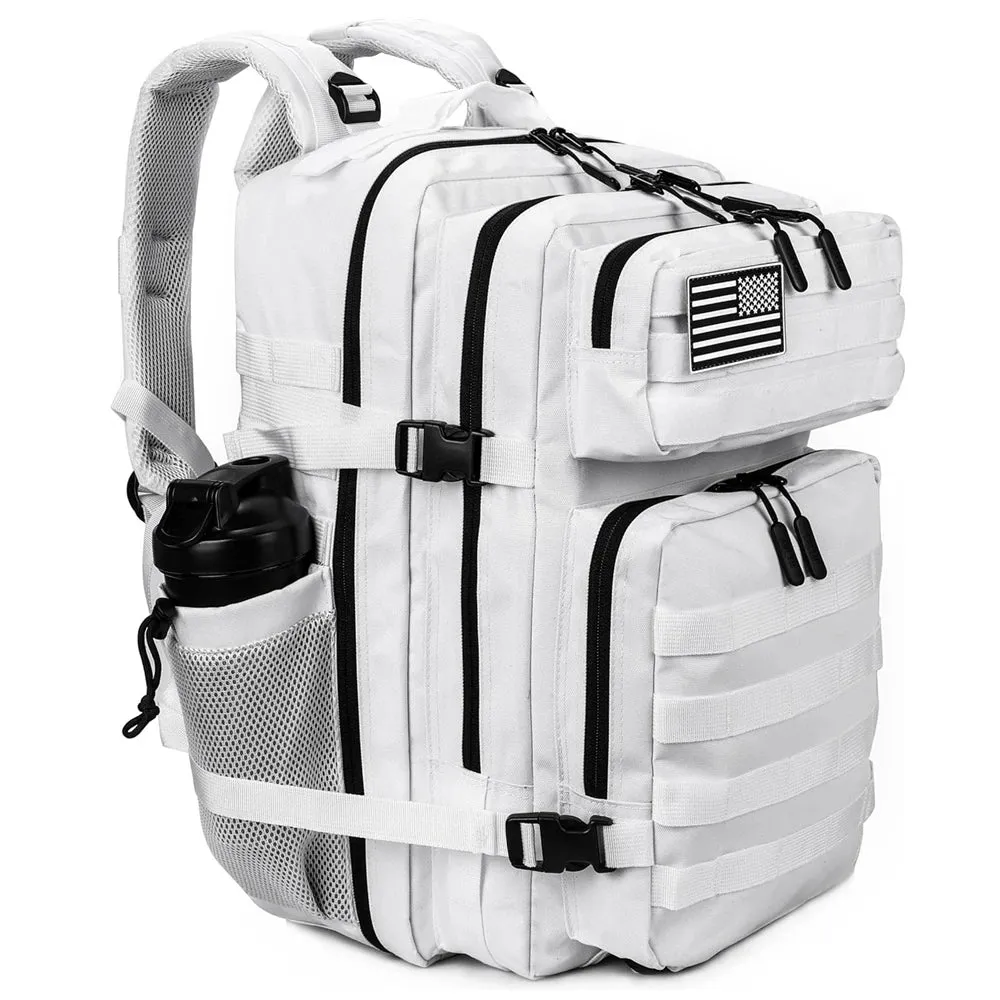 45L 3P Military Molle "Stormtrooper White" Tactical Backpack