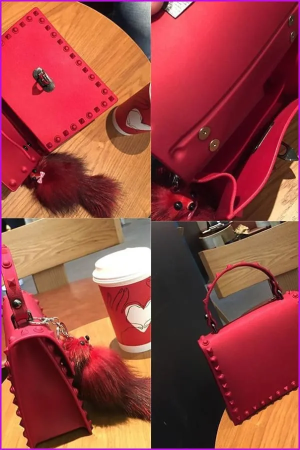 7 Colors Rivet PU Handbag/Cross Body Bag F091