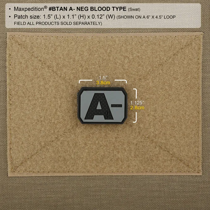 A- Blood Type Morale Patch