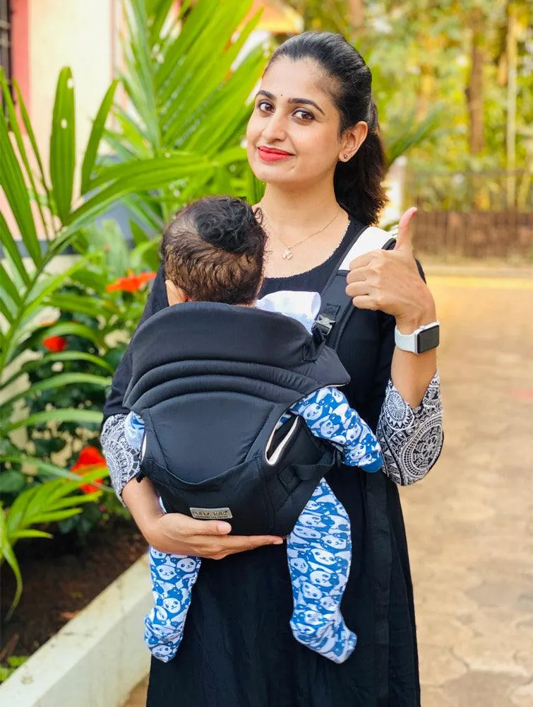 Adjustable Hands-Free 3-in-1 Baby Carrier (Black)