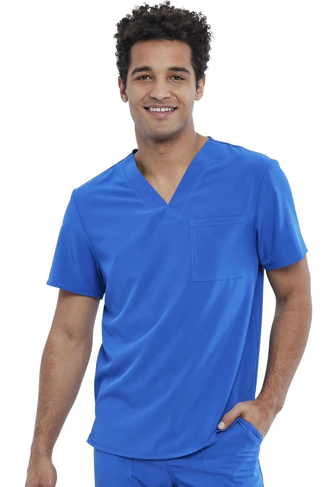 Allura  Men's Tuckable V-Neck Scrub Top CKA689