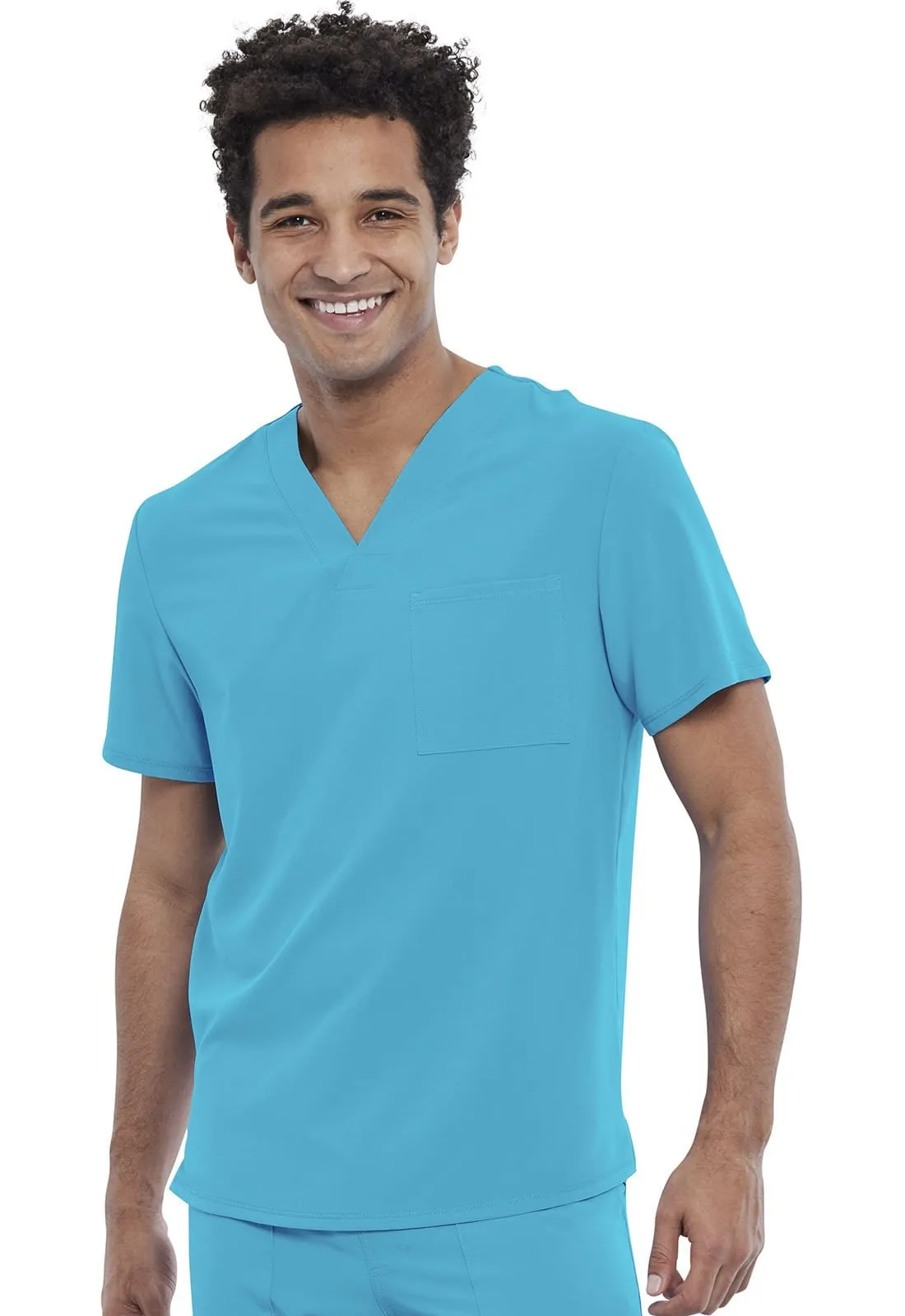 Allura  Men's Tuckable V-Neck Scrub Top CKA689