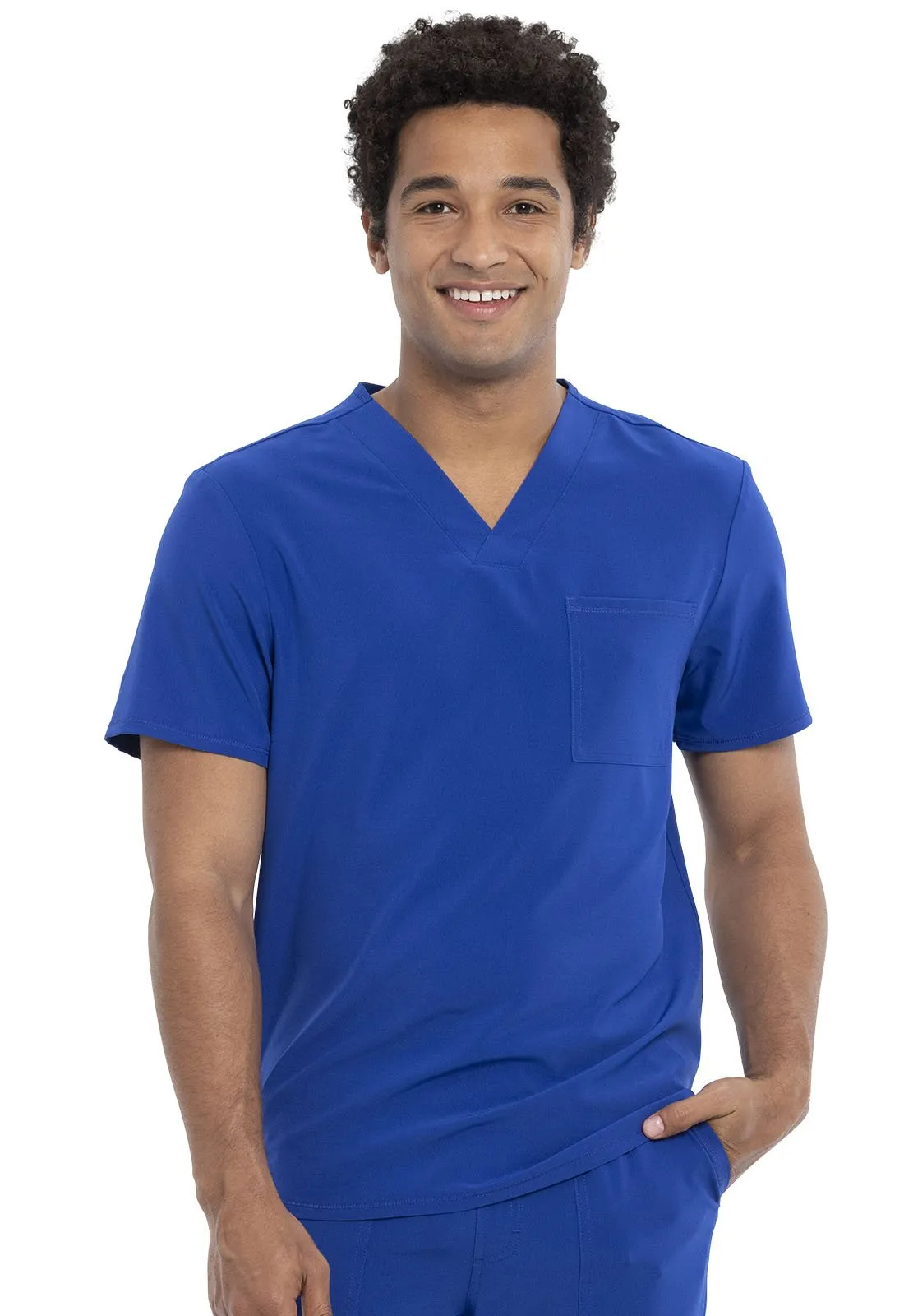 Allura  Men's Tuckable V-Neck Scrub Top CKA689