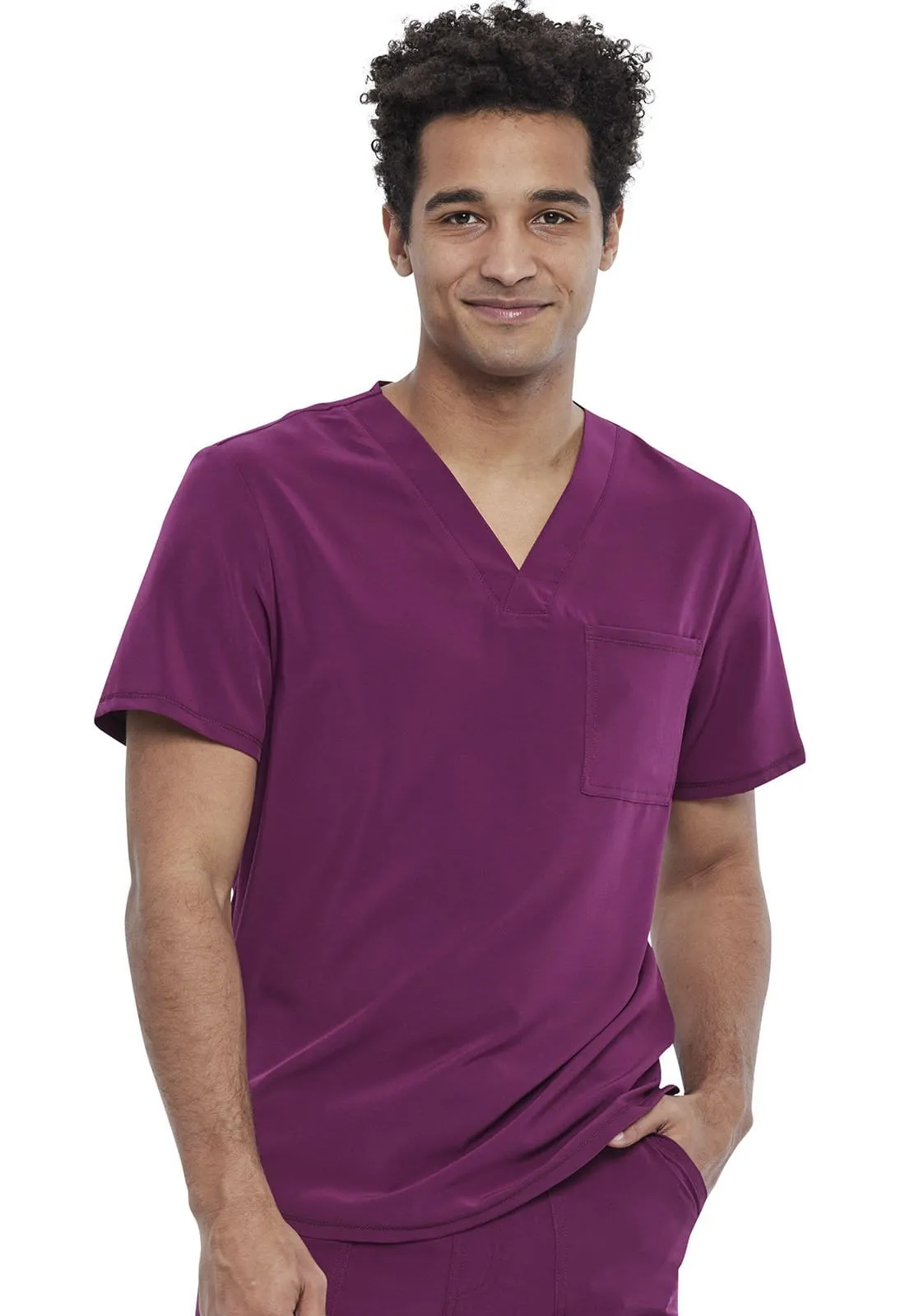 Allura  Men's Tuckable V-Neck Scrub Top CKA689