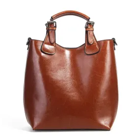 Amada Vintage Oil Finish Leather Tote