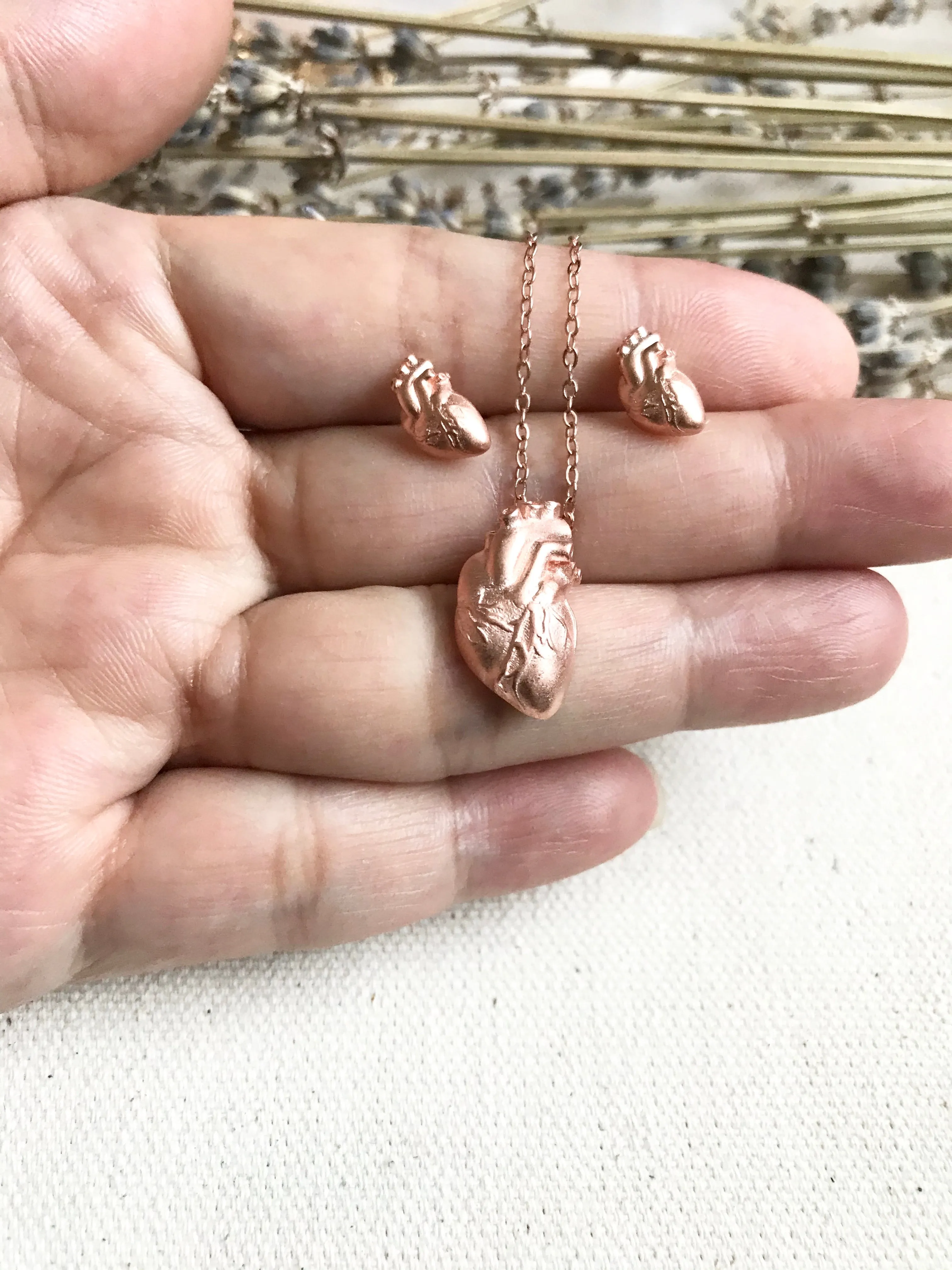 Anatomical Heart Earrings