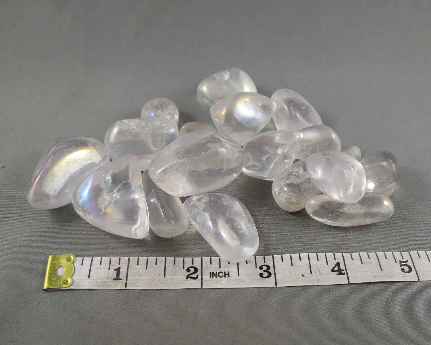 Angel Aura Quartz Polished Stones 2pc J207