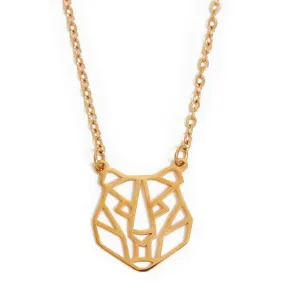 Annie Oak Tiger Geometric Necklace