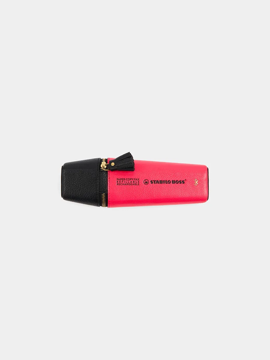 Anya Brands Stabilo Pencil Case in Neon Pink