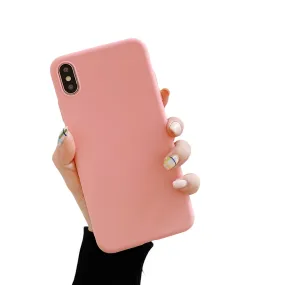 Anymob iPhone Pink Silicone Case Cover Bag Shell