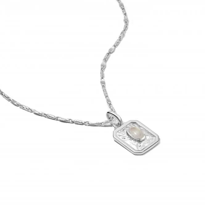 April Birthstone Recycled Sterling Silver Necklace BS04_SLV