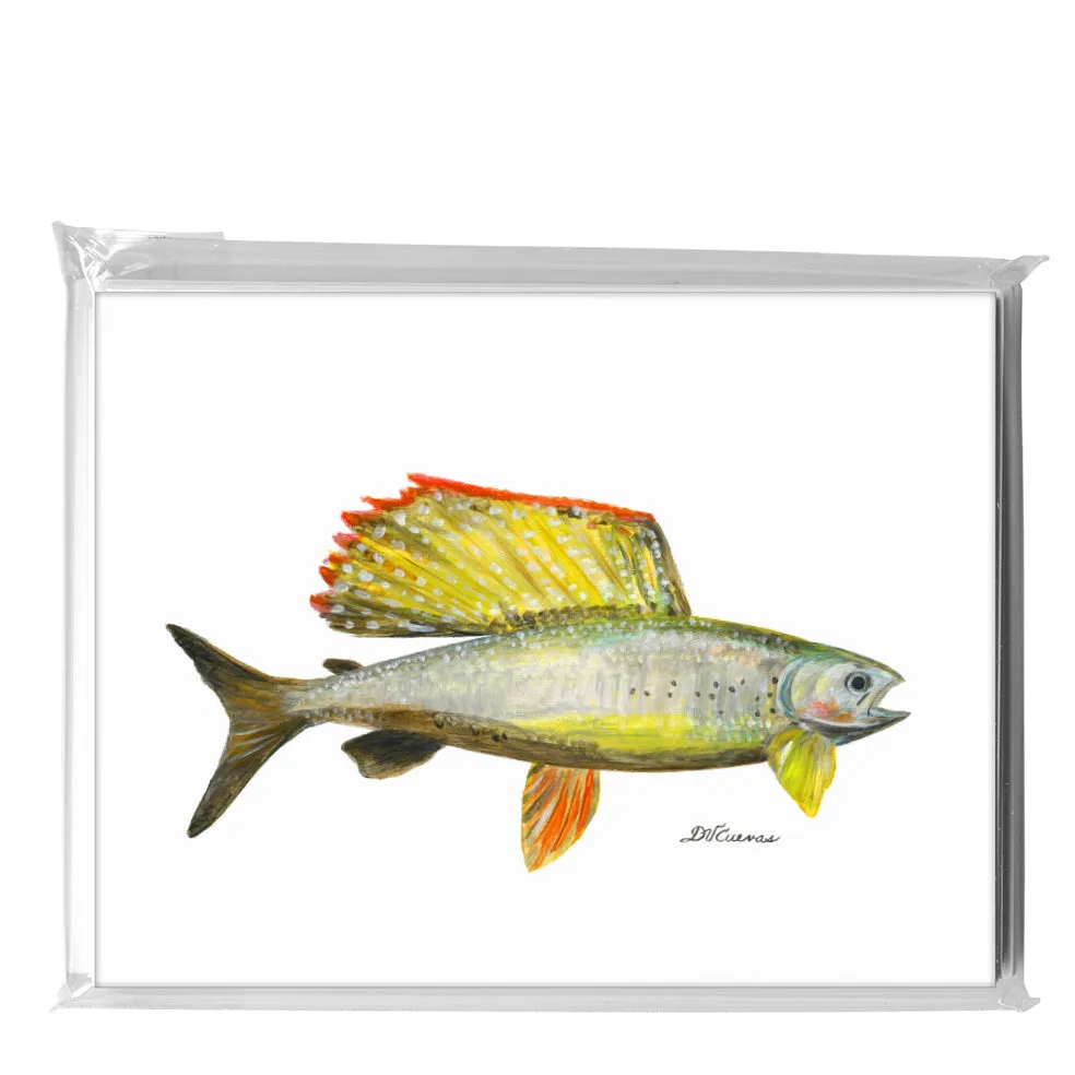 Arctic Grayling, Greeting Card (8535)