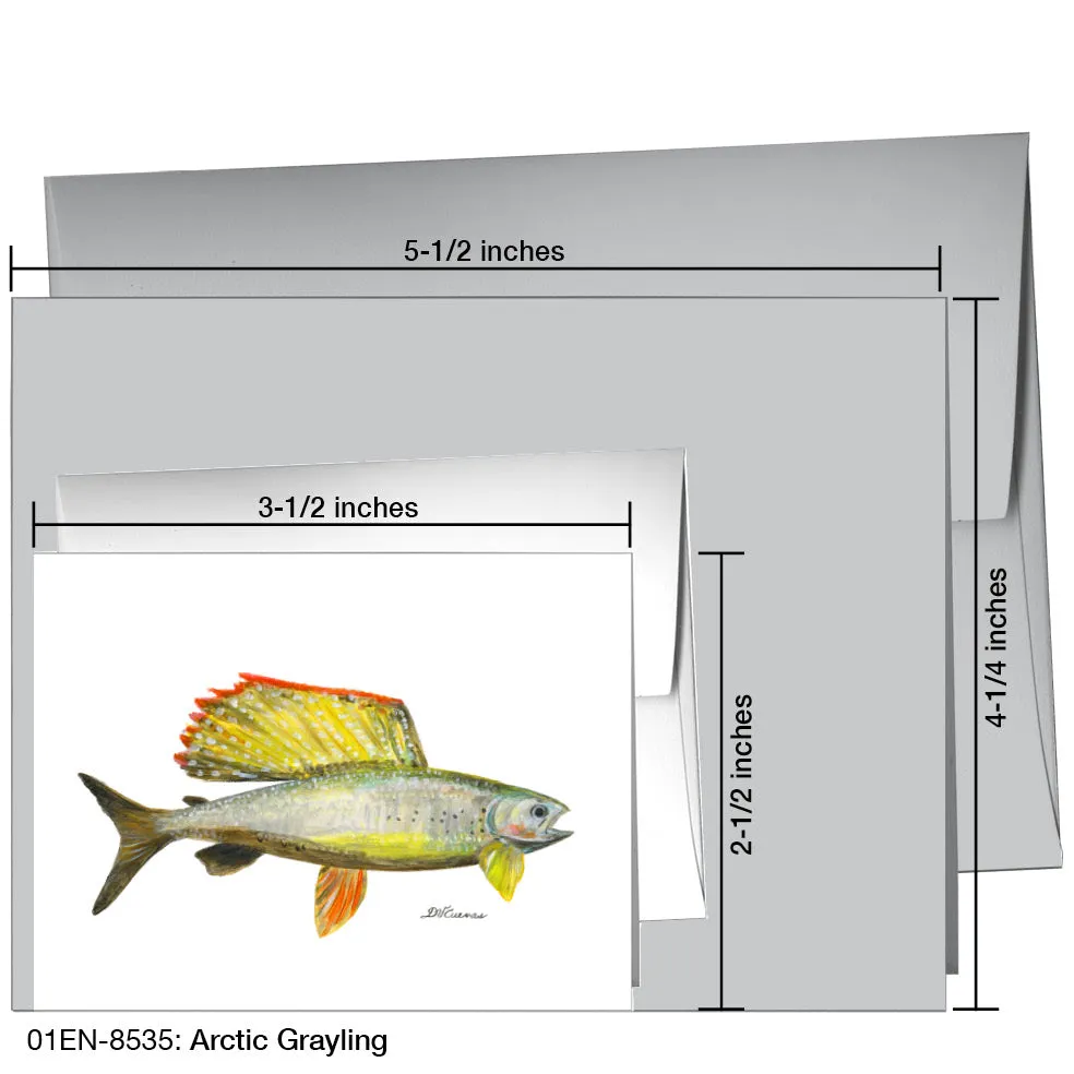 Arctic Grayling, Greeting Card (8535)