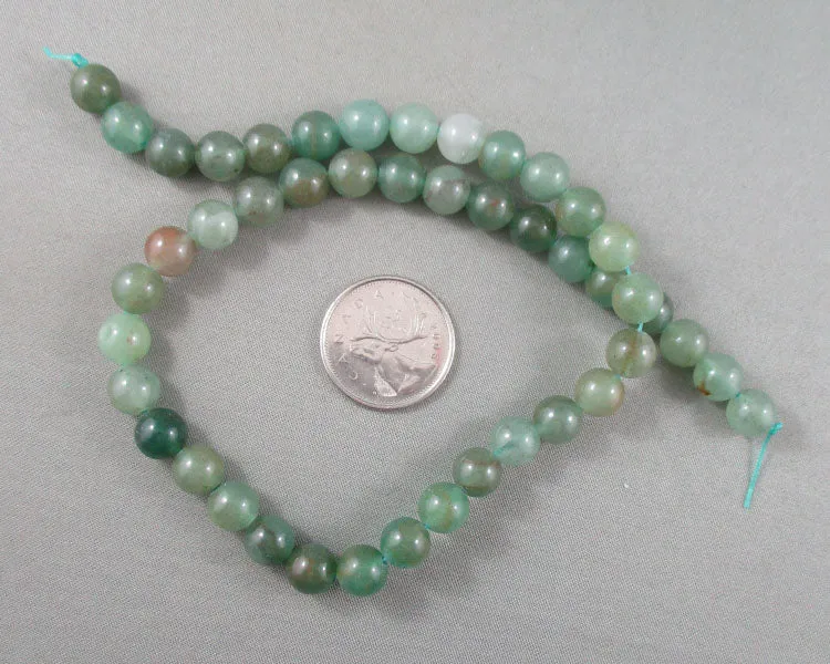 Aventurine Bead Strand Round Various Sizes