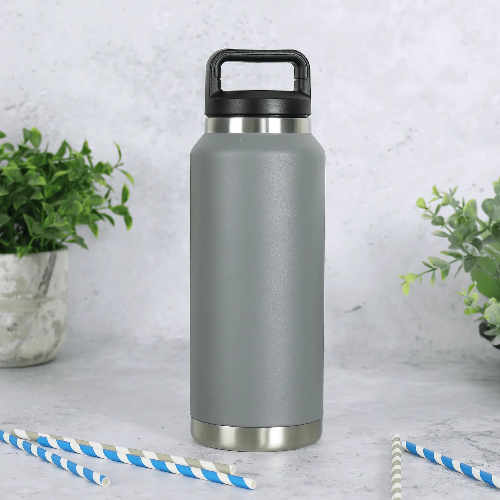 Azuma Large Stainless Steel Water Bottle Heavy Duty 1060ml