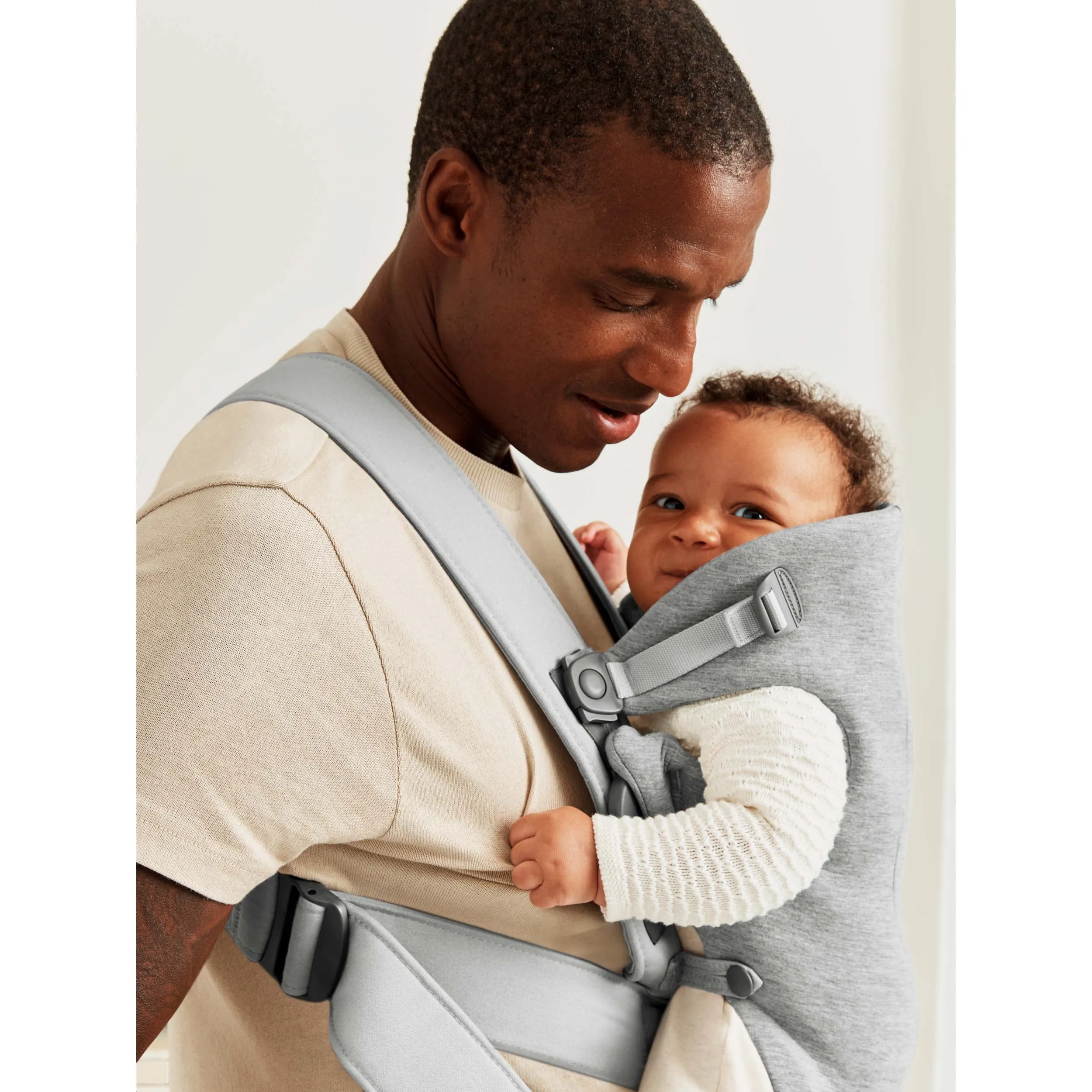 Baby Carrier Mini 3D Jersey - Light Grey