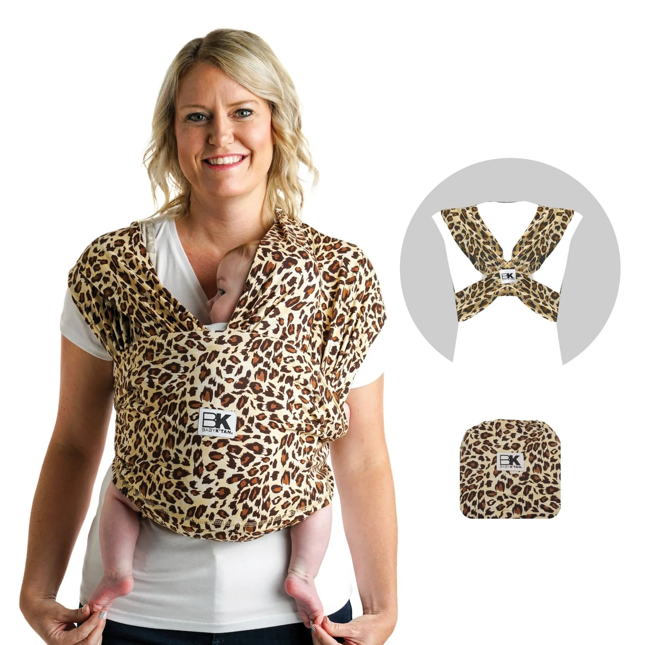 Baby K'tan Original Baby Carrier - Leopard Love - M