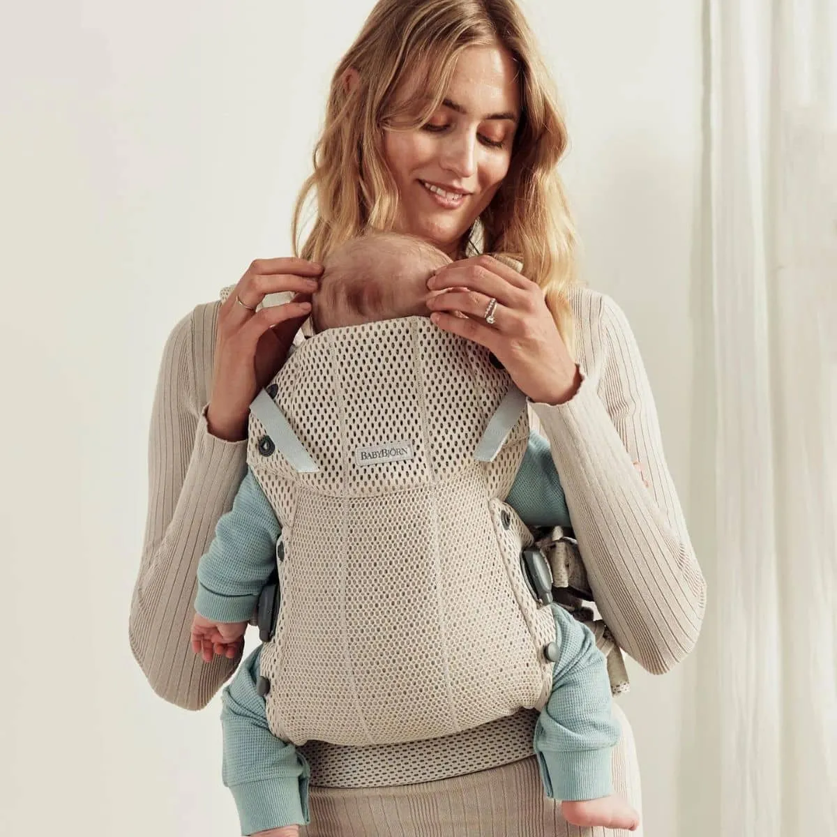 BabyBjorn Baby Carrier Harmony - Cream 3D Mesh