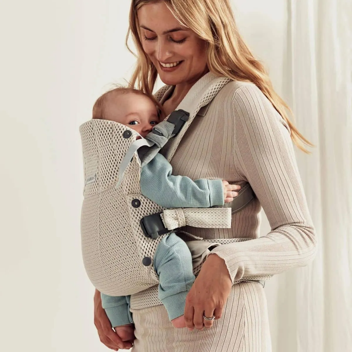 BabyBjorn Baby Carrier Harmony - Cream 3D Mesh