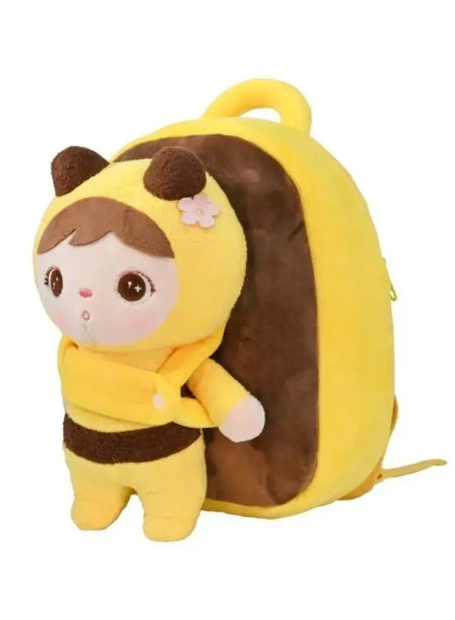 Backpack with Plush Doll for Toddlers and Kids - Ideal for School and Play