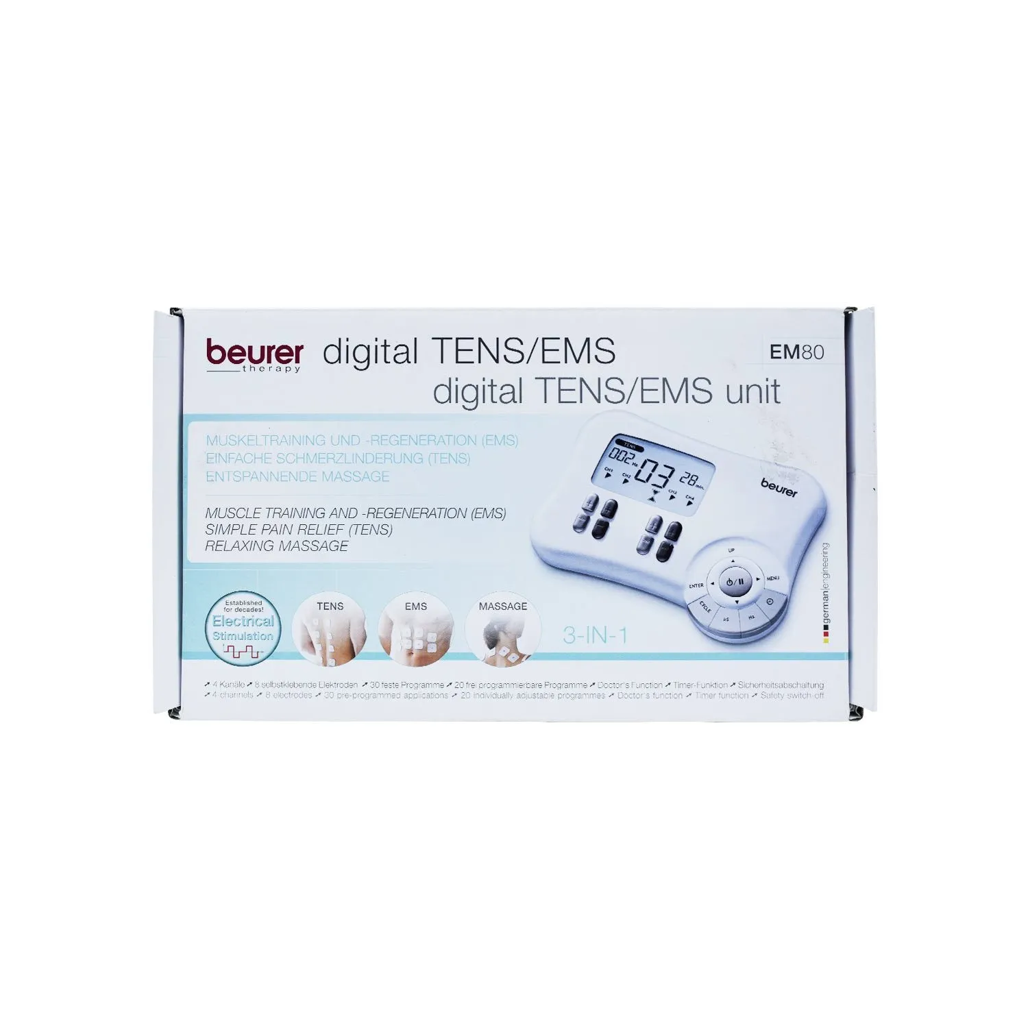 Beurer EM 80 3-in-1 digital TENS/EMS Unit