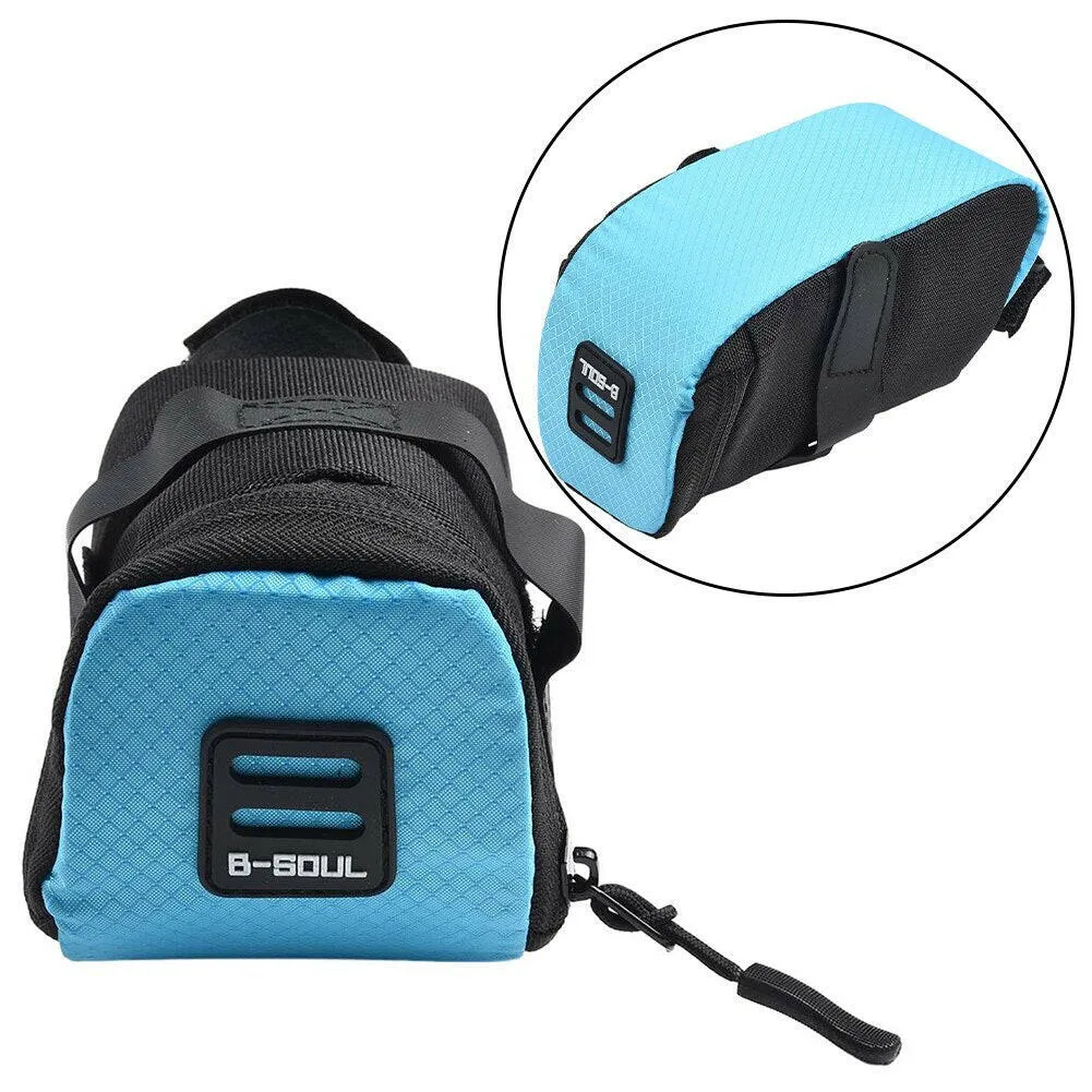 Bicycle Folding Tail Bag Polyester Tool Bag Cushion Bag Cycling Bike Bag Storage Seat Rear Tool Pouch Outdoor Cycling Part