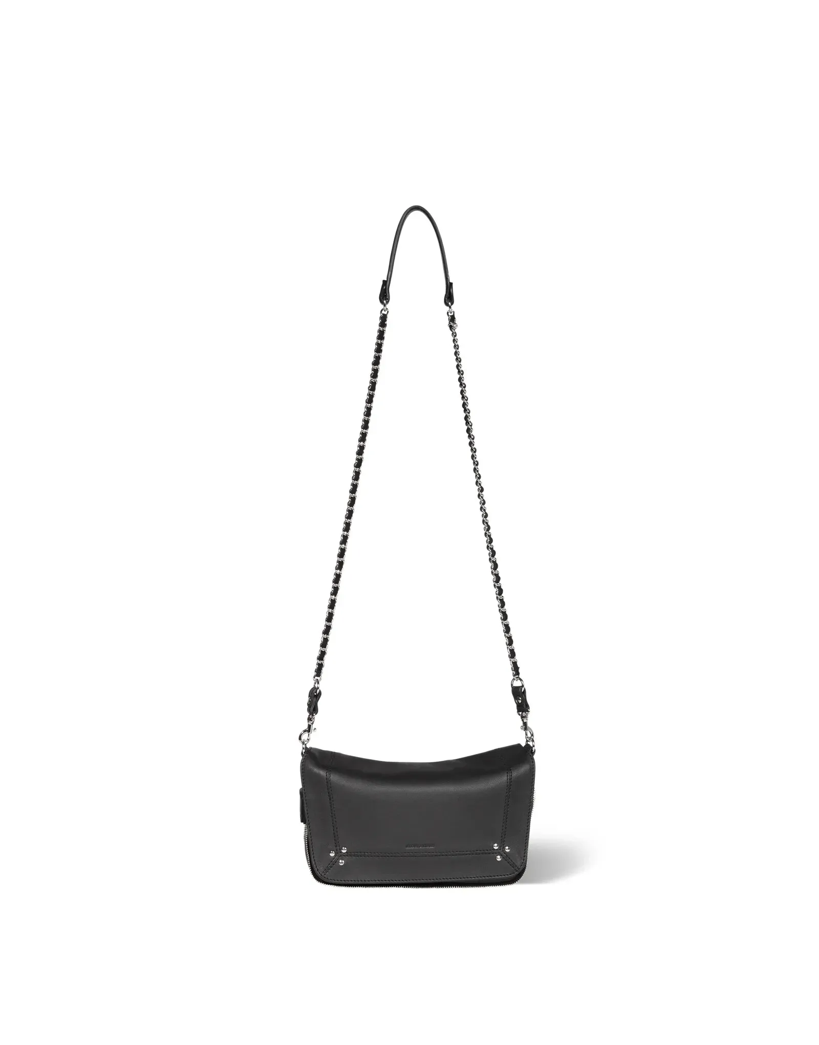 Bobi Bag S Bag in Noir Lambskin Silver