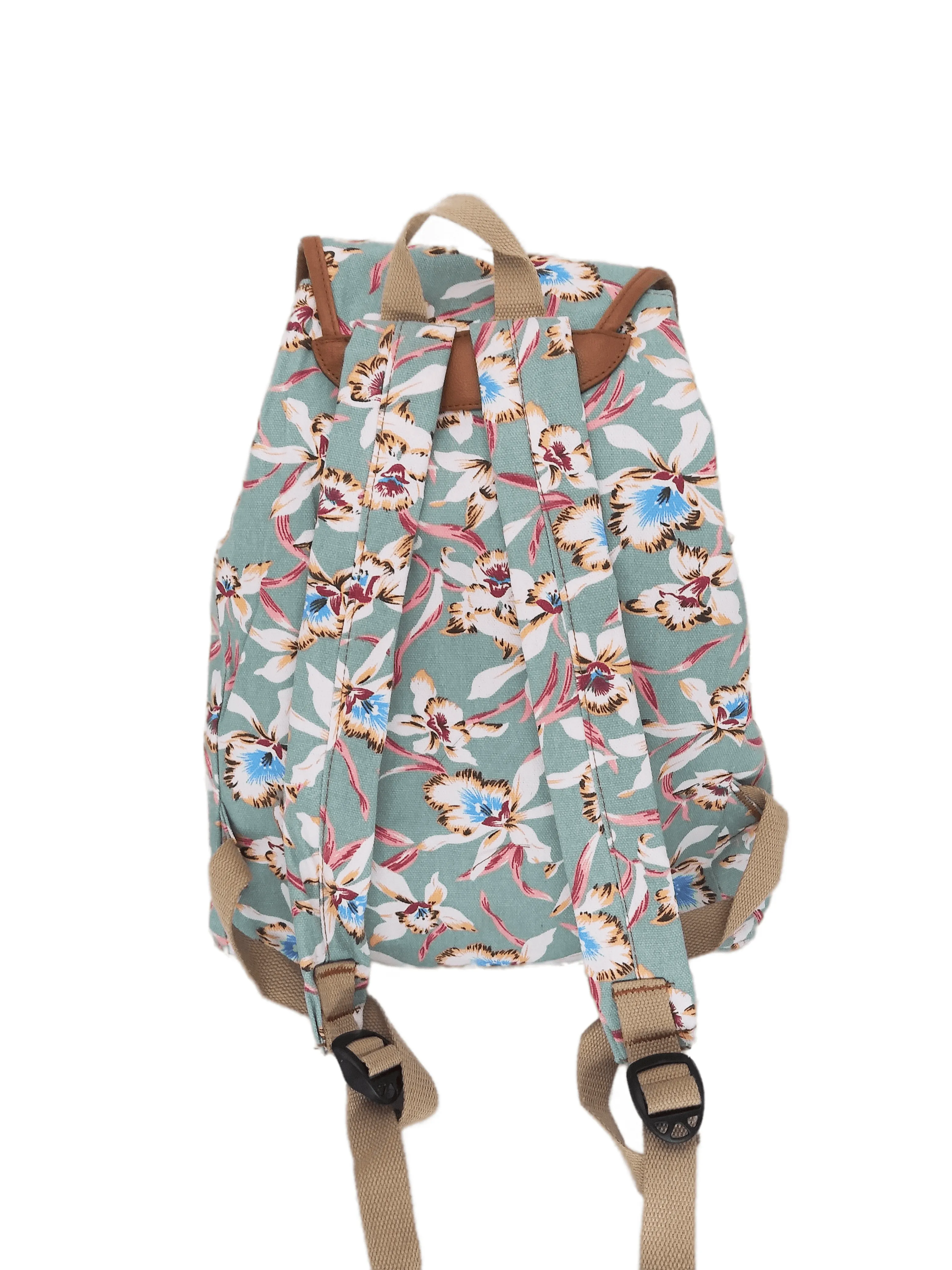 Bravo! Backpack Rucksack Drawstring (Waterlily, Aqua)