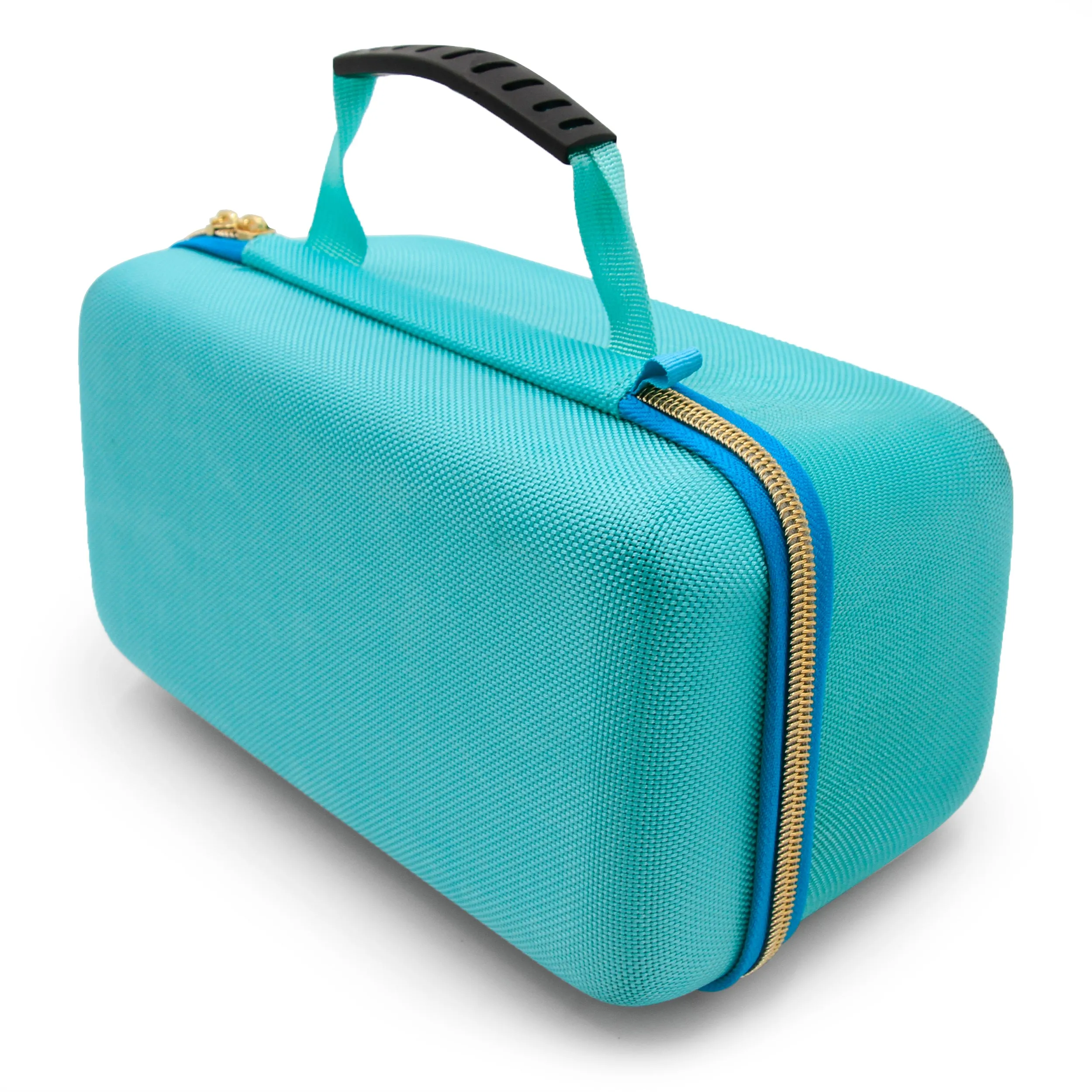 CASEMATIX Clipper Case Holds Up to 3 Clippers, Hair Buzzers, Trimmers or T-Finisher Up to 8.5" - Travel Barber Case Only, Turquoise