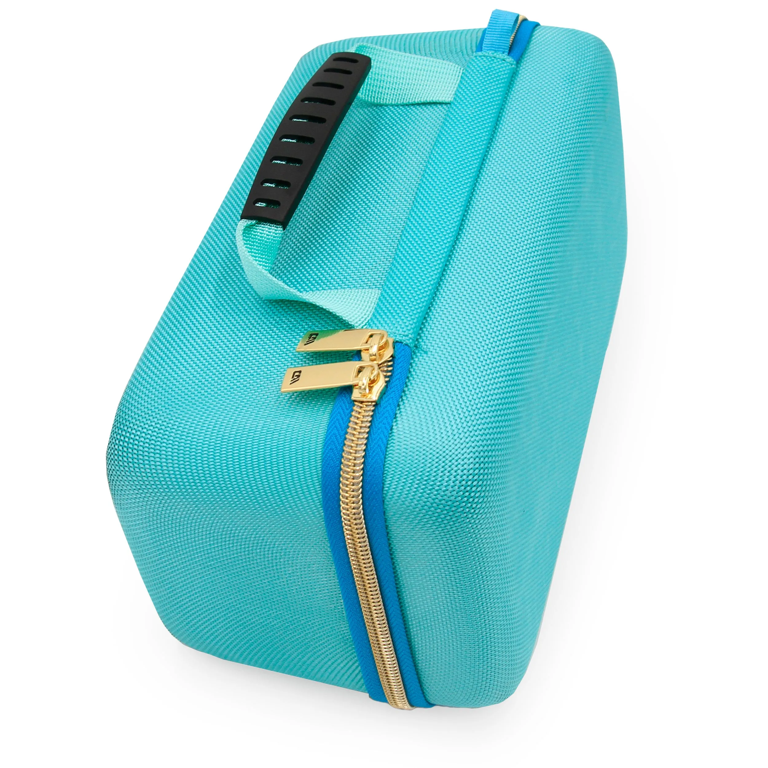 CASEMATIX Clipper Case Holds Up to 3 Clippers, Hair Buzzers, Trimmers or T-Finisher Up to 8.5" - Travel Barber Case Only, Turquoise