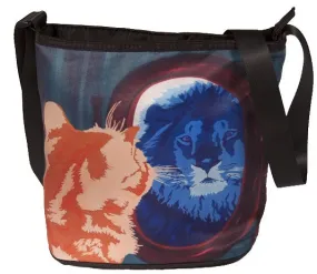 Cat Large Cross Body Bag - Salvador's Reflection