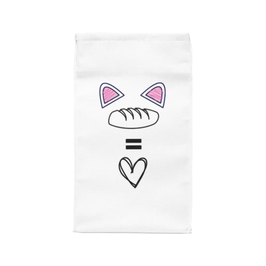 cat loaf Polyester Lunch Bag