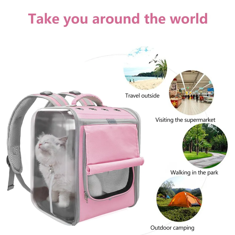 Cat Lookout Backpack w/ Windows