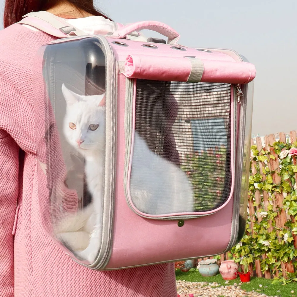 Cat Lookout Backpack w/ Windows