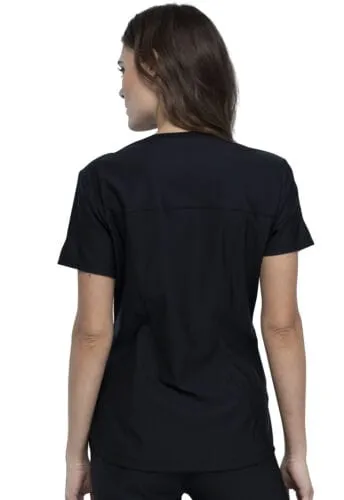 Cherokee Form Round Neck Top Black CK841