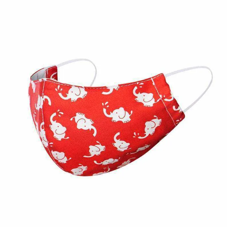 Child 5-8 Reusable Face Mask with Filter Pocket 100% Cotton - Thailand