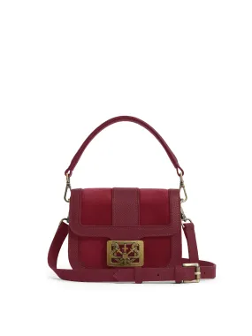 Clarence Handbag - Ruby Suede