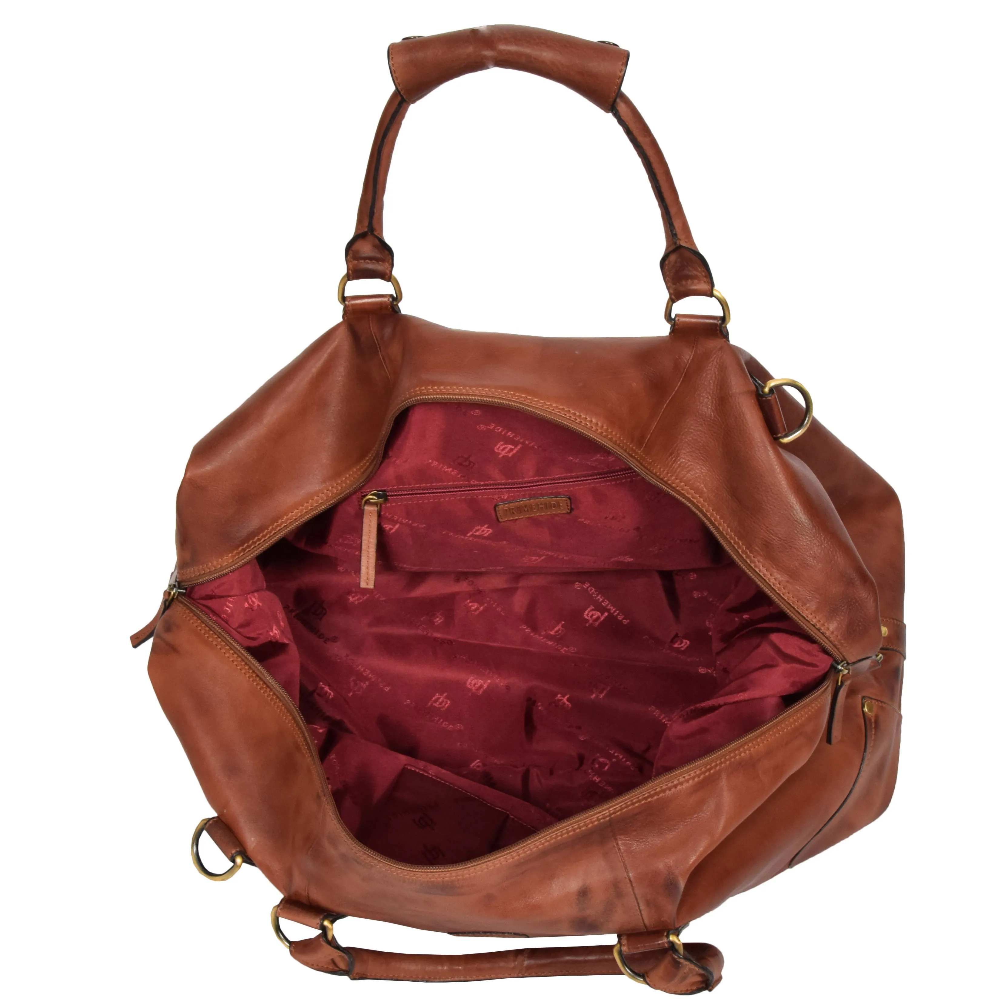 Classic Two Tone Weekend Bag Savoy Tan