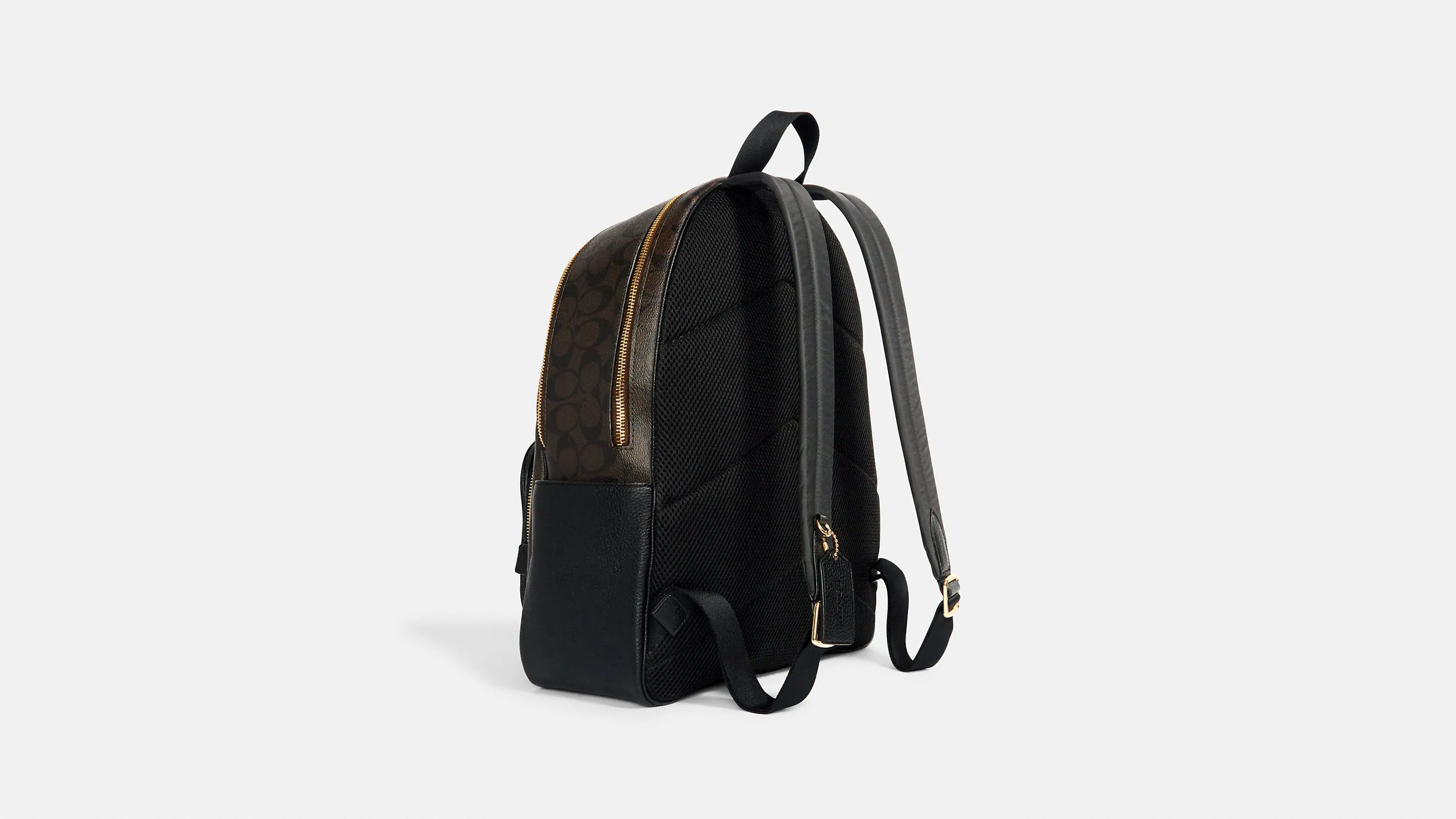 Coach Large Court Backpack In Signature Canvas