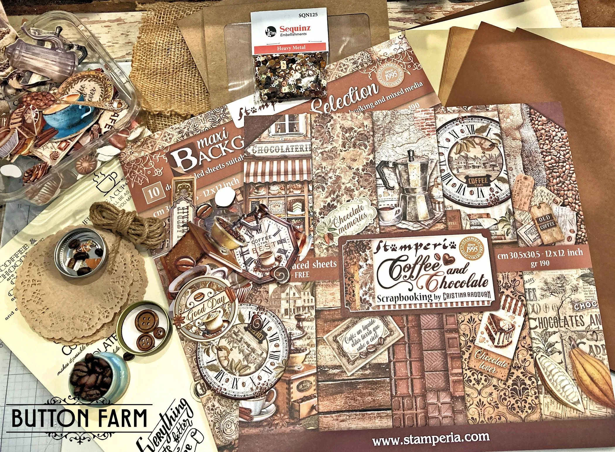 Coffee and Chocolate Card Kit by Kathy Clement  - Digital Tutorial