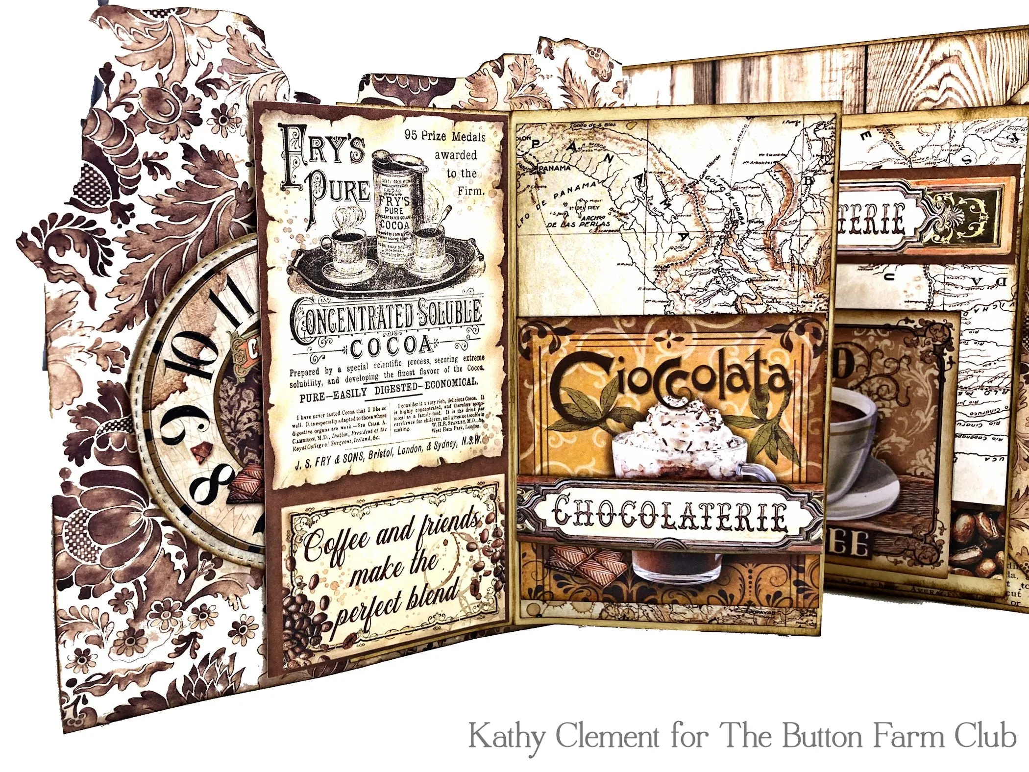 Coffee and Chocolate Card Kit by Kathy Clement  - Digital Tutorial