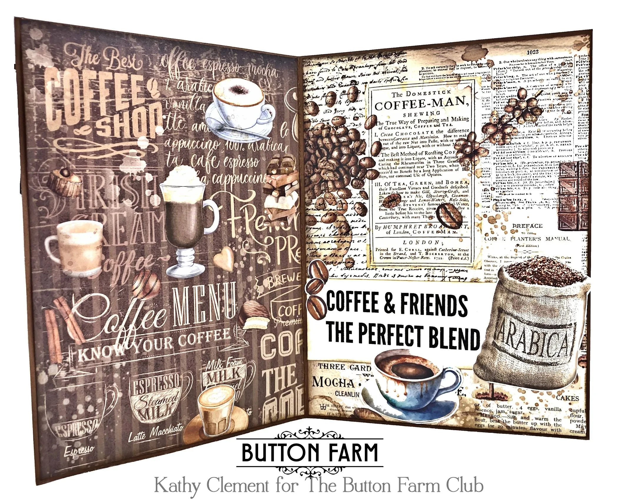 Coffee and Chocolate Card Kit by Kathy Clement  - Digital Tutorial