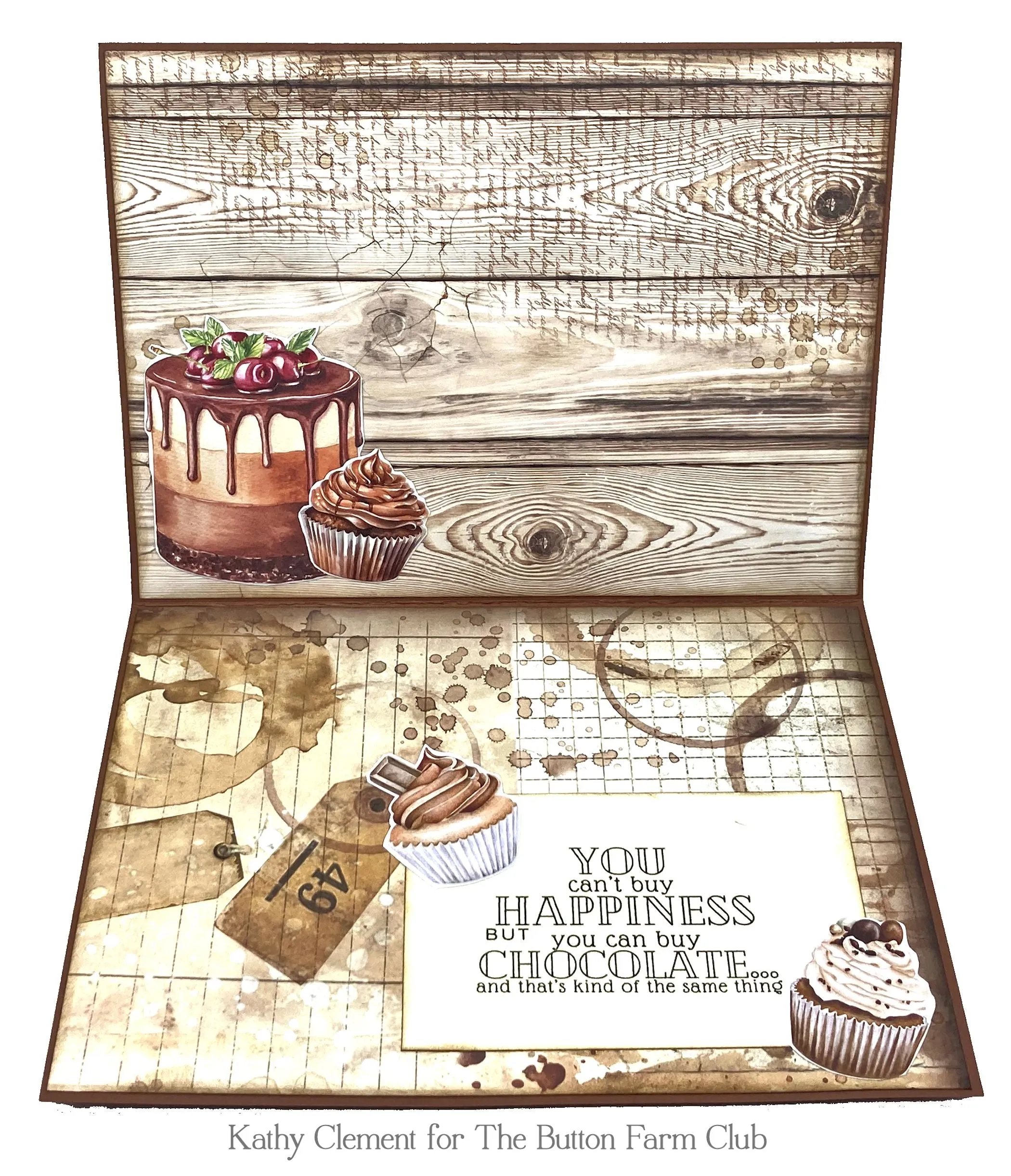 Coffee and Chocolate Card Kit by Kathy Clement  - Digital Tutorial