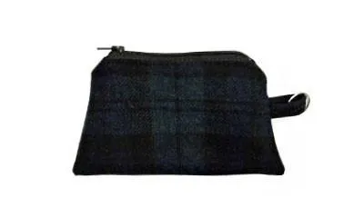 Coin Purse & Cosmetic Bag - Wool Plaid (Limited Availability)