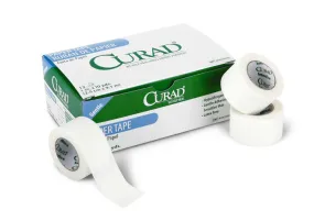 CURAD Paper Adhesive Tape,White,1"x10yd (box of 12)