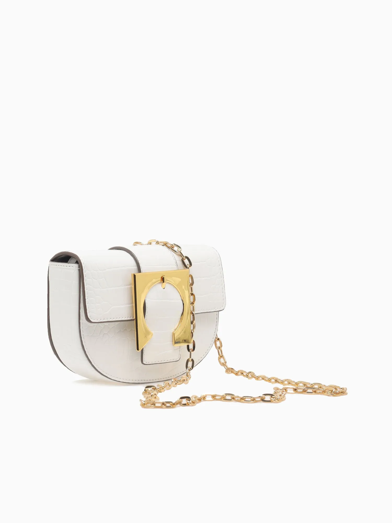 Cx848 Calista Flap Bag White